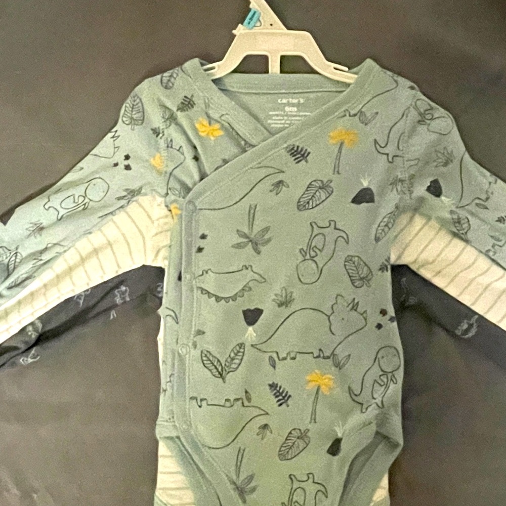 NWT - Carter’s 3 piece long sleeve onesie set